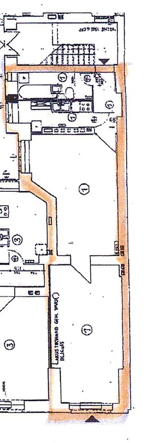 Kleines Ladengeschäft oder Büro in zentraler Lage von Prenzlauer Berg - grundriss (12805)