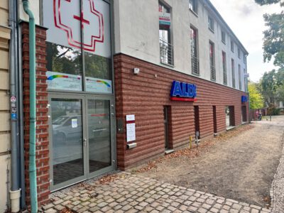 Eingang Praxis- und Bürofläche