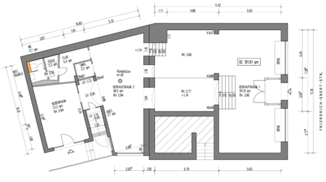 Tolle Gelegenheit – Großzügige Gewerbefläche in Potsdams Innenstadt - grundriss (11654)