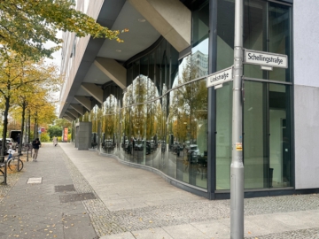 eckansicht gewerbefläche - Büro / Showroom für eine öffentlichkeitswirksame Darstellung am Potsdamer Platz