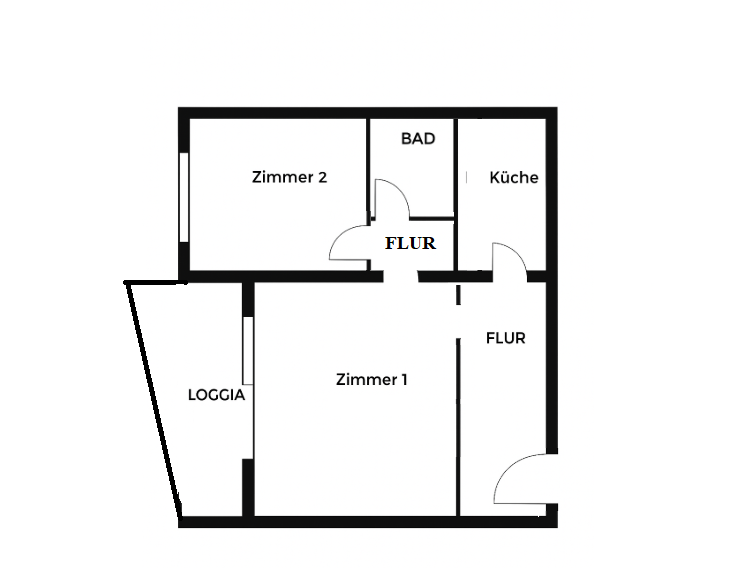 *Einzug ab sofort* Möblierte 2- Zimmer Wohnung mit tollem Ausblick - grundriss 3 (13279)