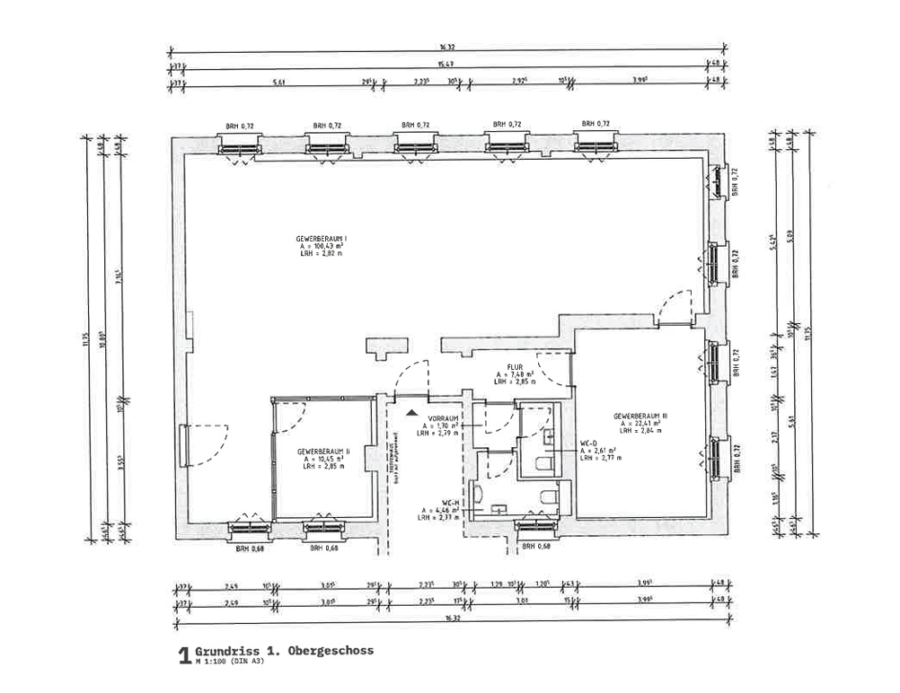 Helle und flexibel gestaltbare Büro- oder Praxisflächen direkt am Kranoldplatz - grundriss (11953)